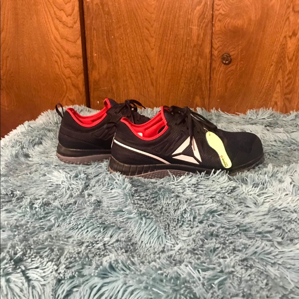 Steal toe Reebok working shoes